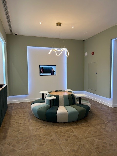 Refurbished reception at 29 Queen Anne’s Gate